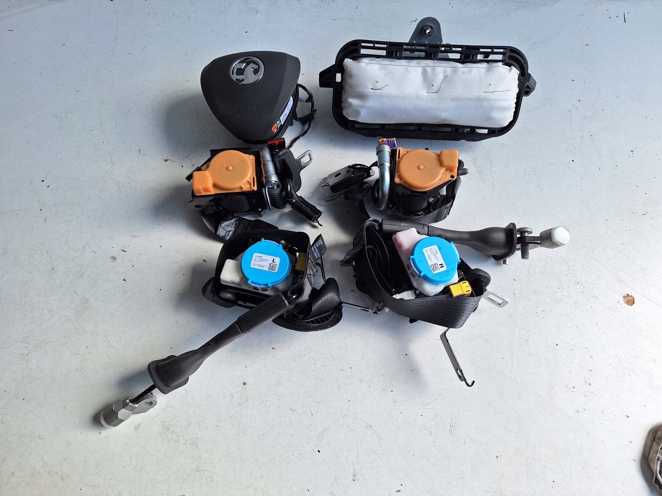 opel INSIGNIA B 17-20 подушки безопасности комплект