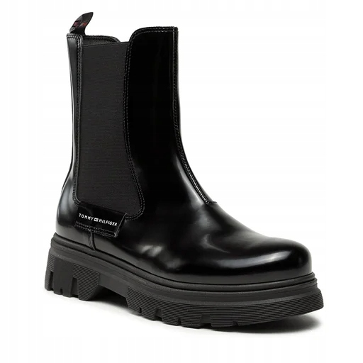 Tommy Hilfiger Boty Kozačky 33035 Chelsea Boot T4A5-33035-1453999 vel. 37