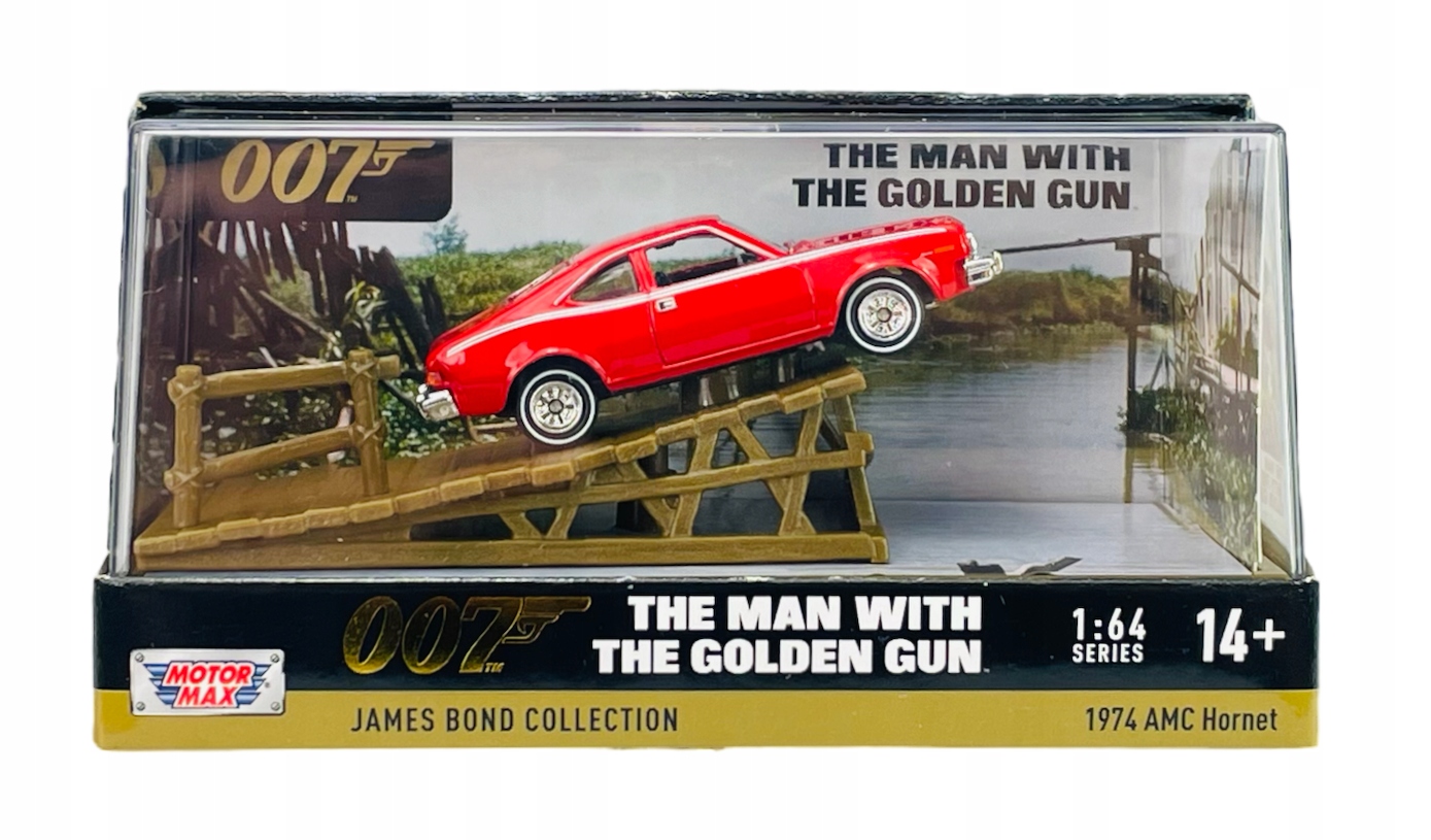 Motormax 1974 Amc Hornet 007 James Bond 1:64 Sběratelský Model Vitrína