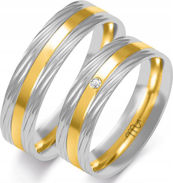 Zlatý snubní prsten svatba 14K 585 vel. 17 18 19 originální dámský