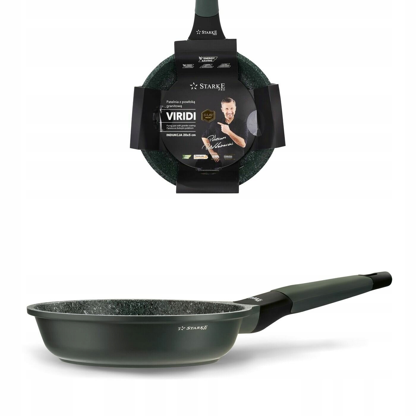 

Patelnia granitowa Starke Pro Viridi 20 cm