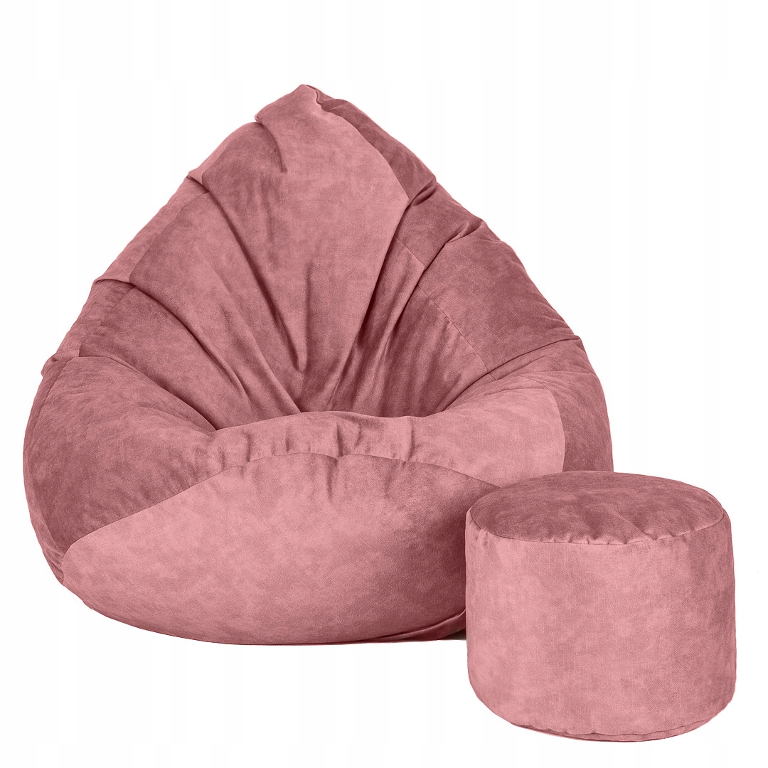 Pufa Worek Sako XXXXL Welur Terra Premium Fotel Loft 20 kol.