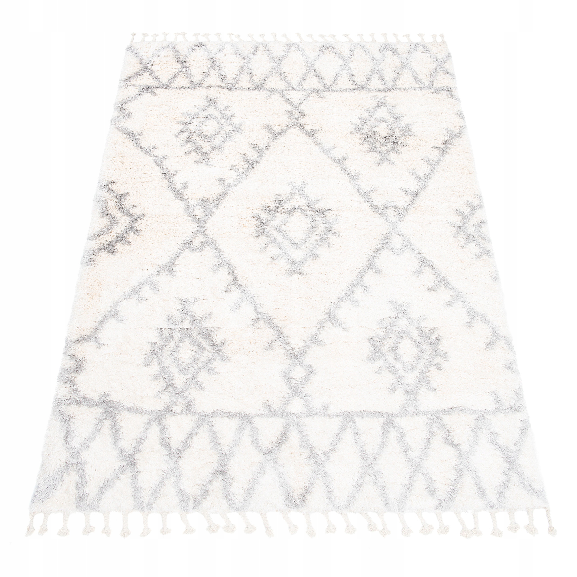 

Dywan Aztec 80x150 Shaggy Boho Plusz Z Frędzlami