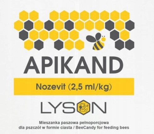 APIKAND z NOZEVIT ciasto 1kg POKARM dla PSZCZÓŁ apikand z NOZEVIT ciasto Pojemność 0.025 l