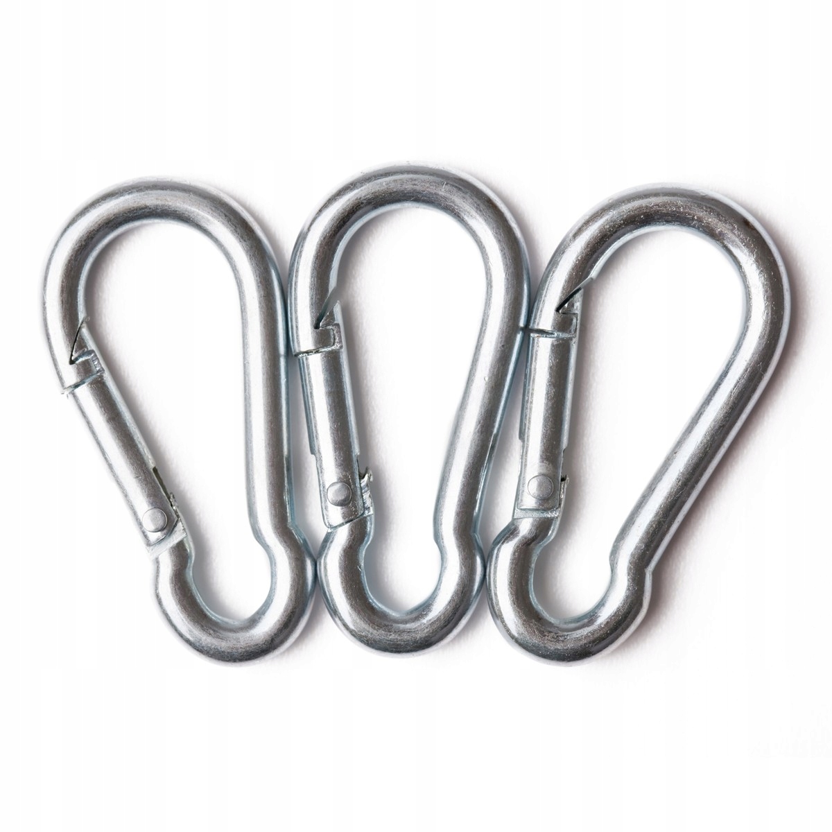 Karabińczyk strażacki ocynkowany 8x80mm 230kg Długość 80 mm