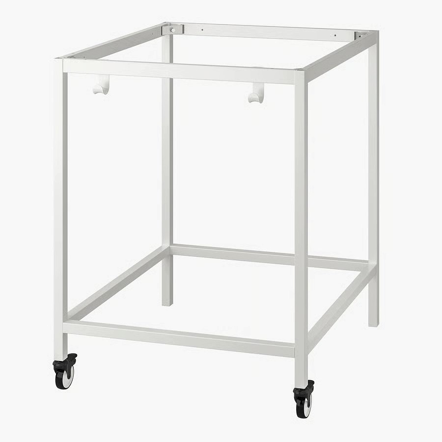 Ikea Trotten, základna stolu, 80x80x100 cm, bílá