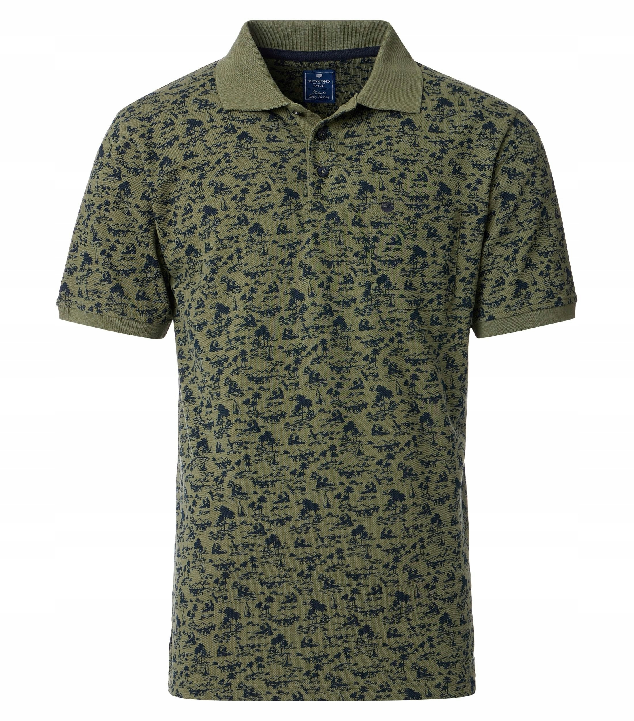 Redmond Velké Velikosti Polokošile Bavlna Pique 3XL 138 Cm