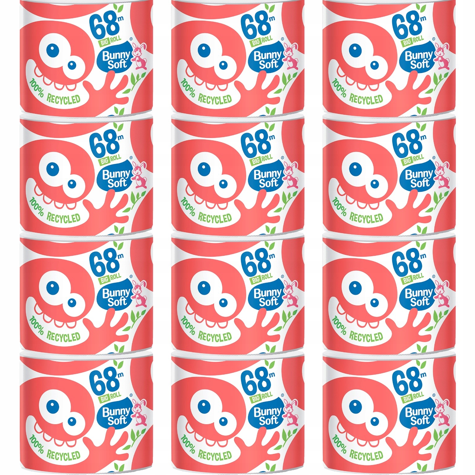 

Bunny Soft Papier toaletowy Big Rolka 68mb x12 szt