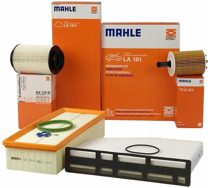 188D - KNECHT набір з 4 фільтрів VW Golf V 2.0 TDI -03.2006