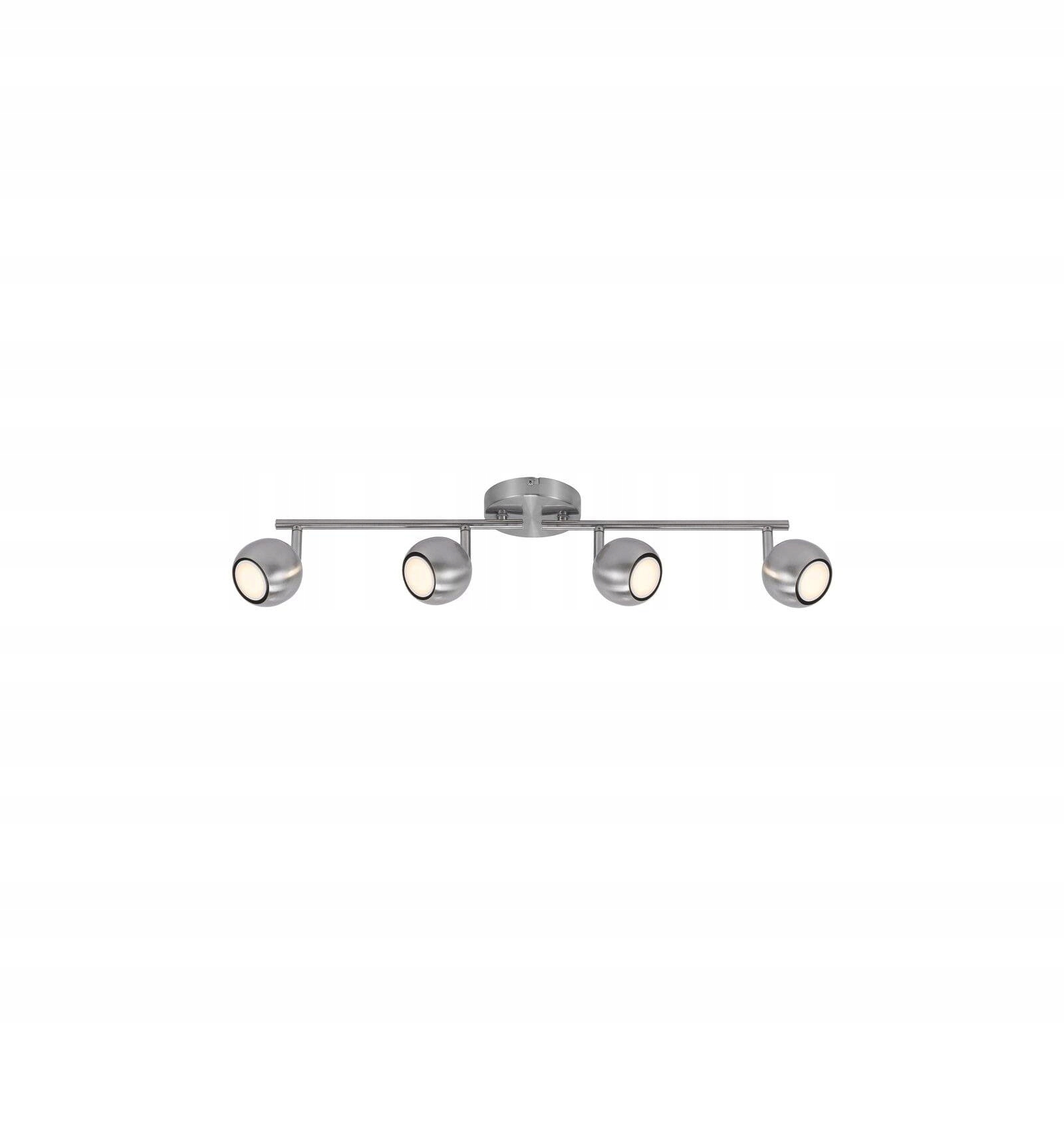 Stropná lampa Chicago spot 4x10W/GU10 2700K IP20 strieborná