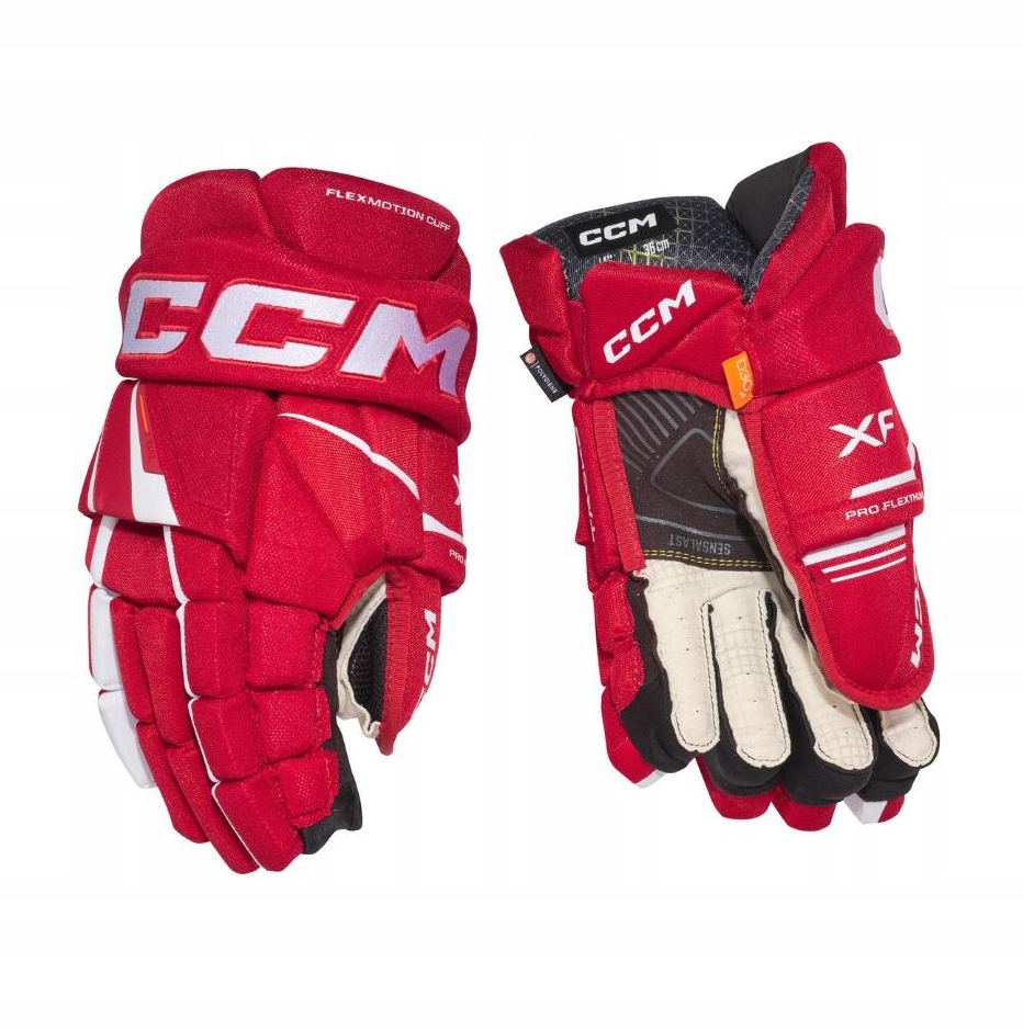 CCM Rukavice CCM Tacks Xf Sr, Senior, 14", červená-bílá
