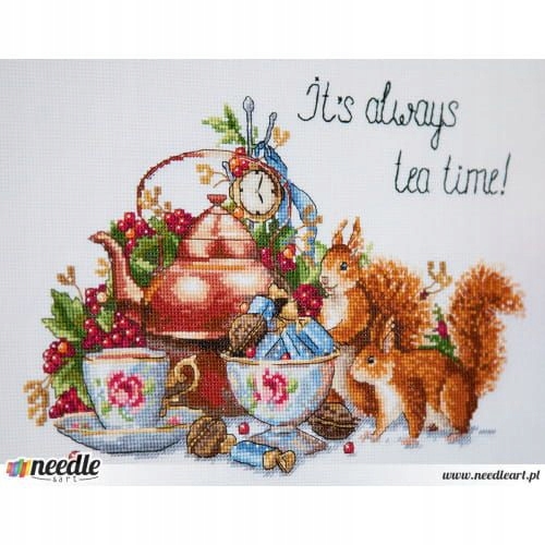 Křížková výšivka počítaná sada (kanva, mulina)