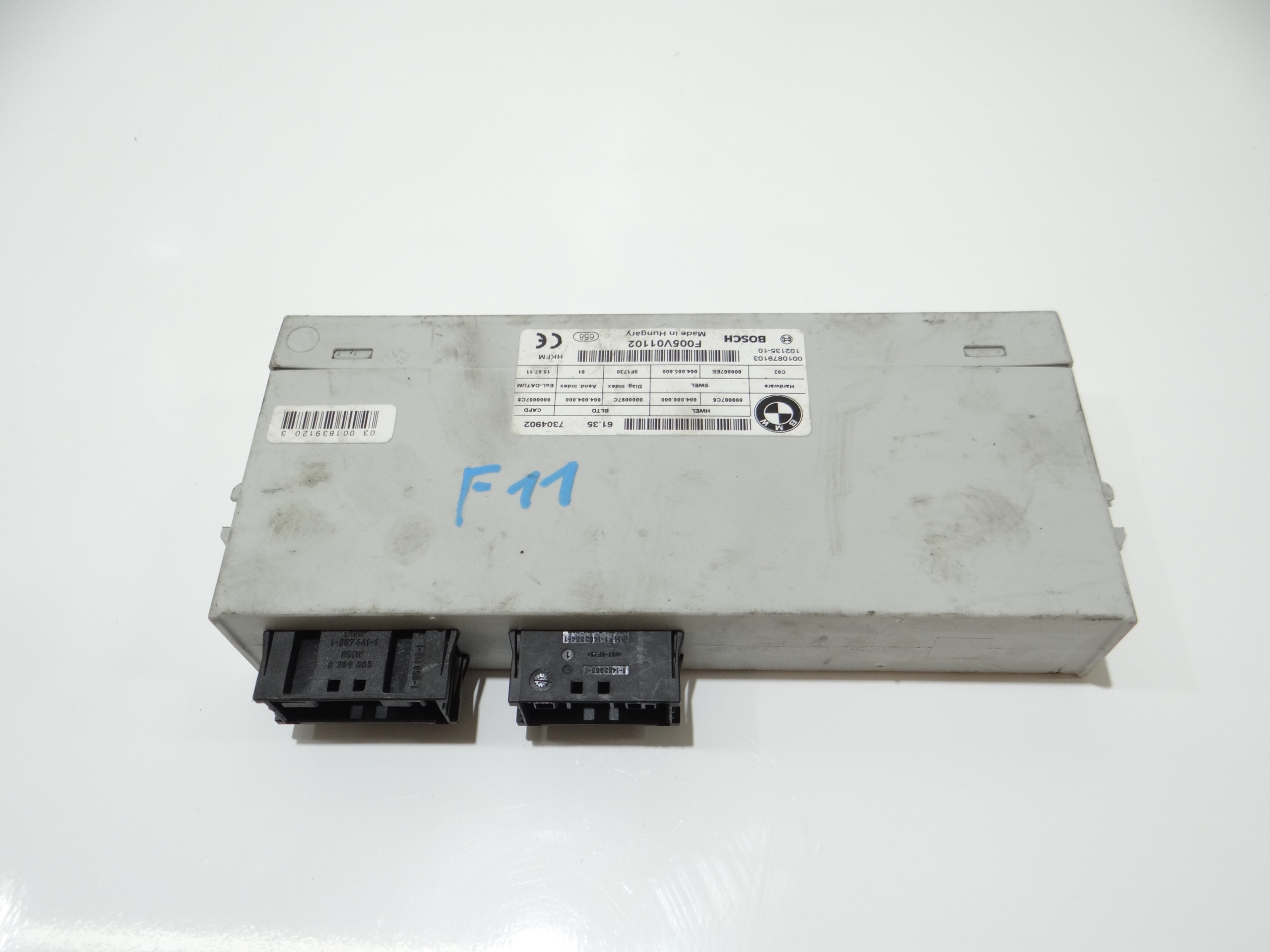 control unit bonnet boot BMW 5 F11 7304902