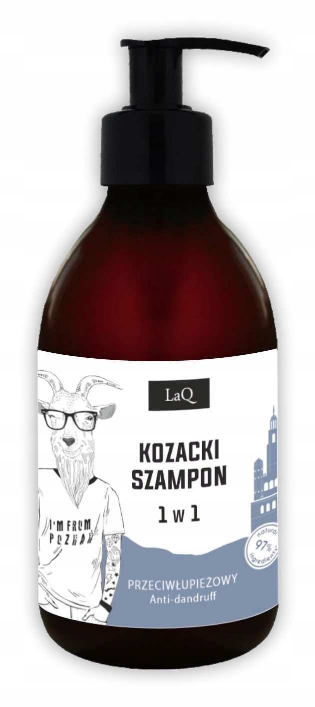 

LaQ Kozioł szampon przeciwłupieżowy 1w1 300 ml