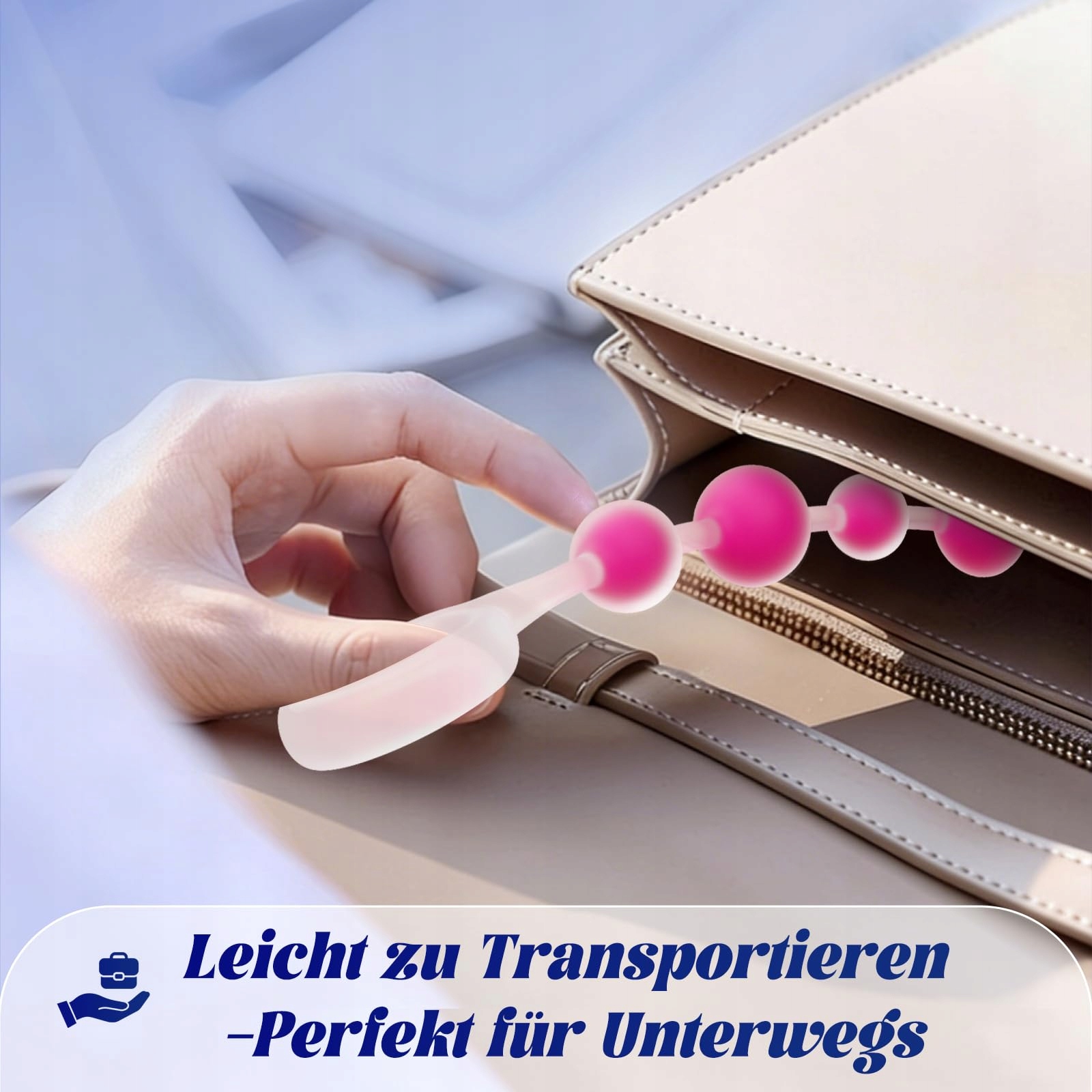 FLÜSSIGSILIKON Analkugeln Analplug 6 Koralików dla Mężczyzn i Kobiet — miniatura 4