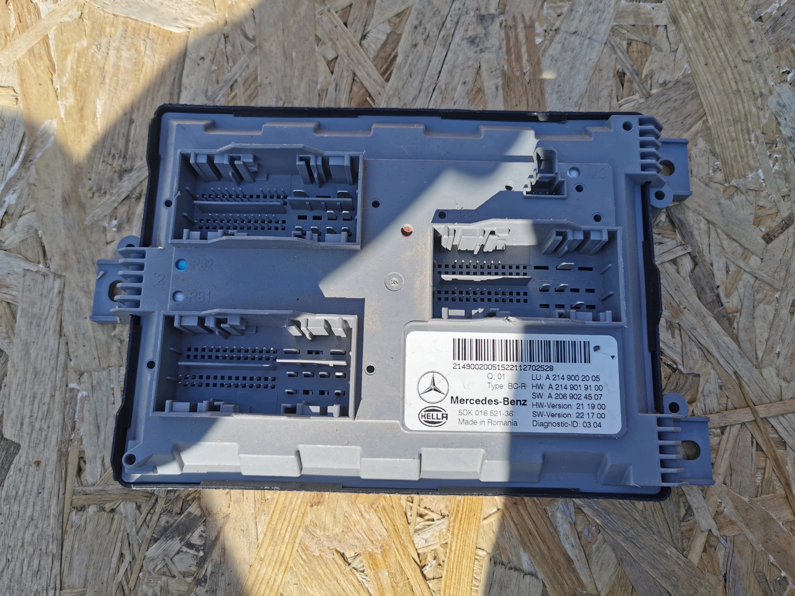 MERCEDES EQE neuf unité commande confort A2149019100 A2069024507 5DK016521-36