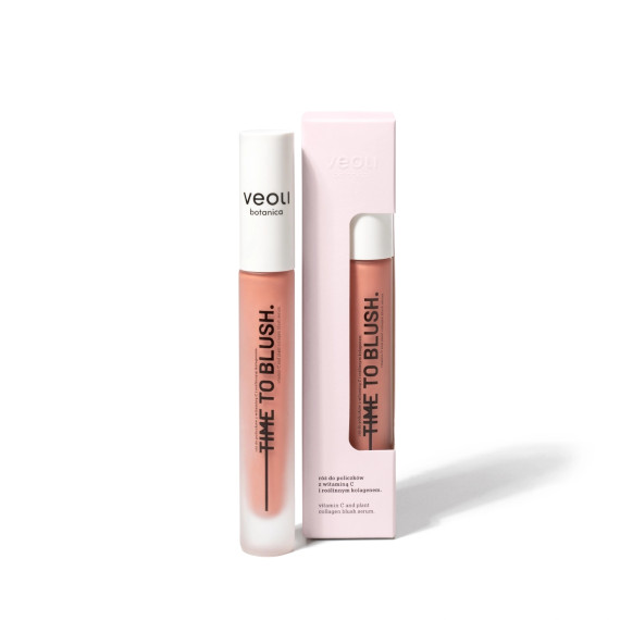 Veoli Botanica Růže na tváře s vitamínem C a kolagenem Time To Blush 10 ml