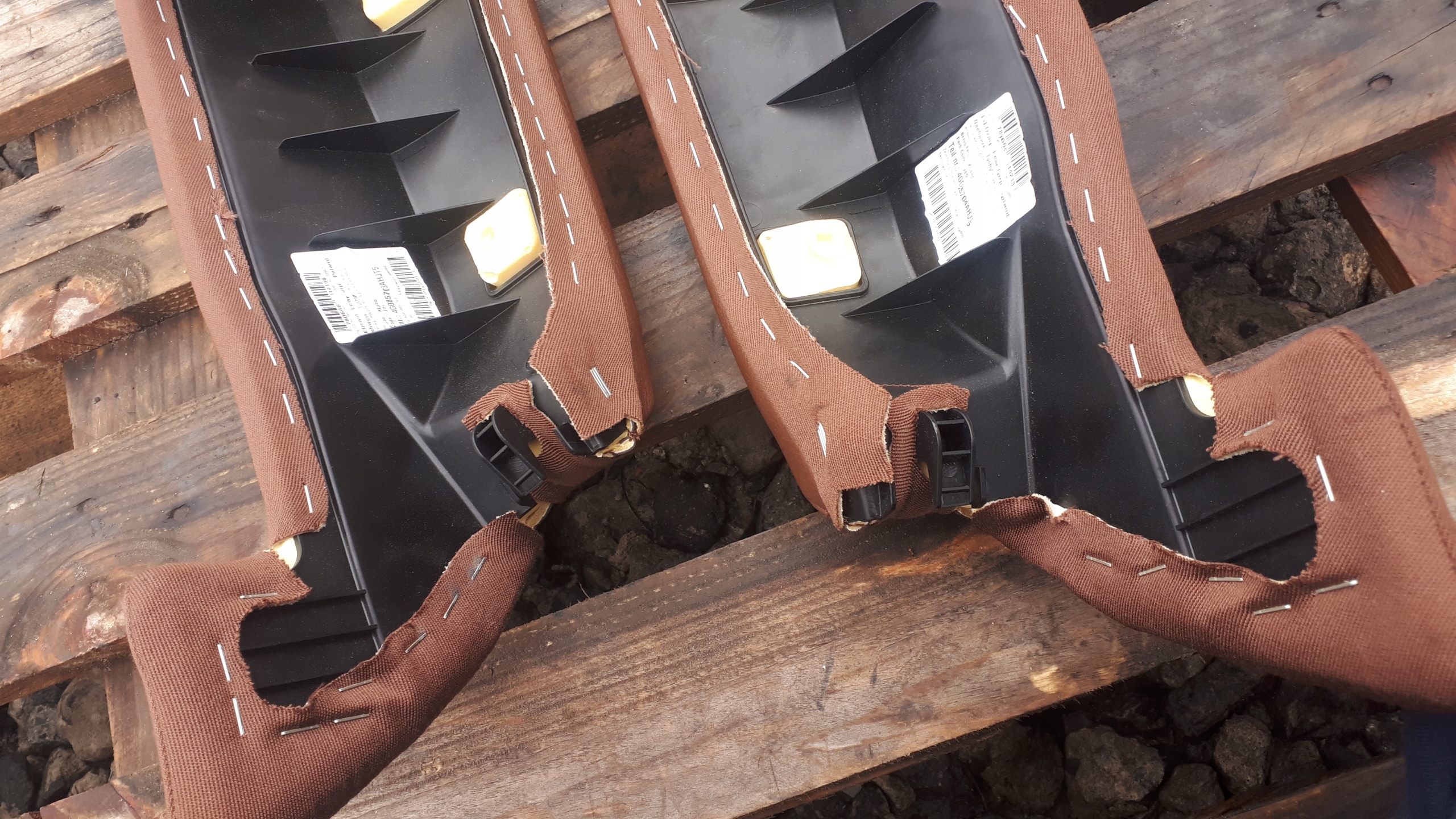 A6 C7 4G A7 side KANAPY rear part left right leather 2X