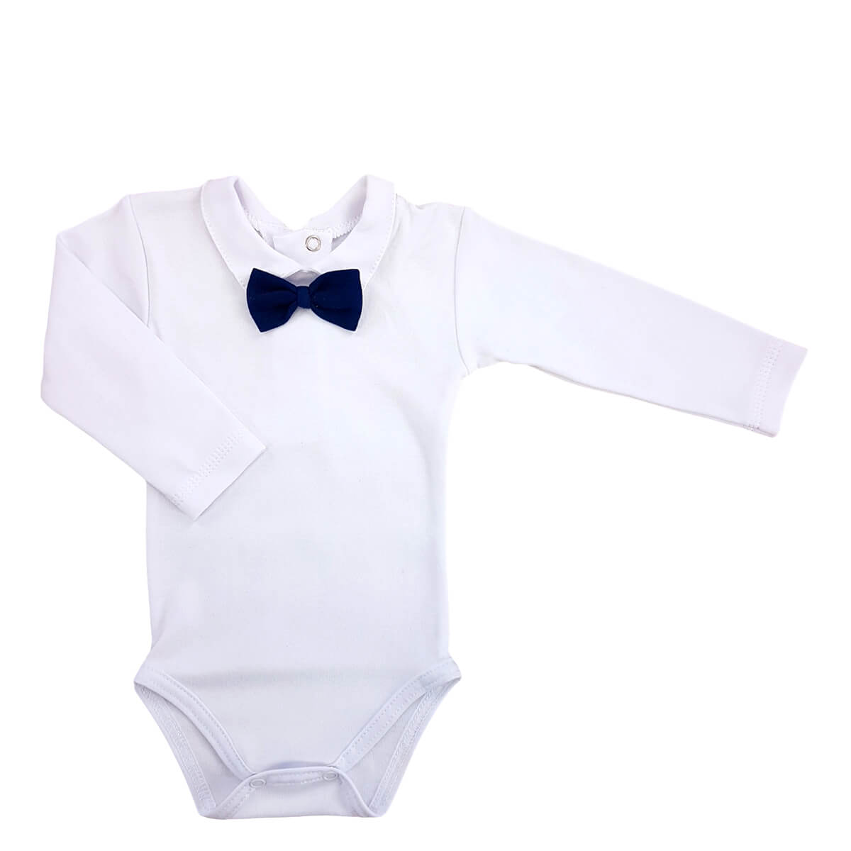 

Białe body niemowlęce eleganckie na chrzest boy 80
