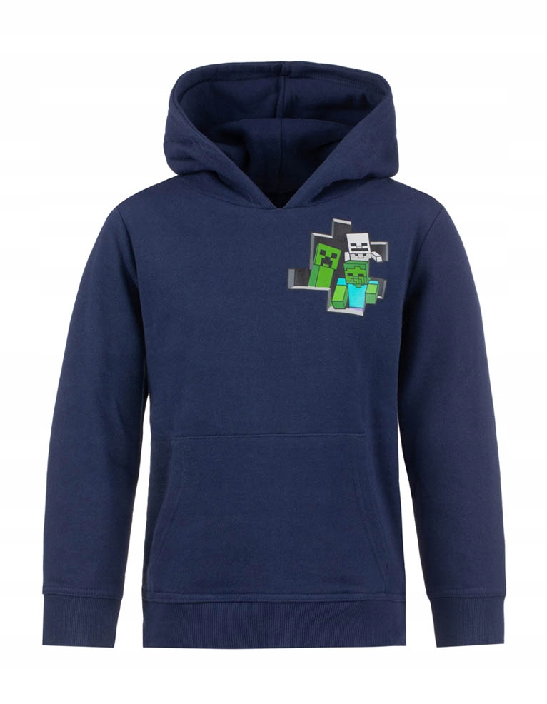 BLUZA Z KAPTUREM / MINECRAFT BUSTING OUT / 152 cm
