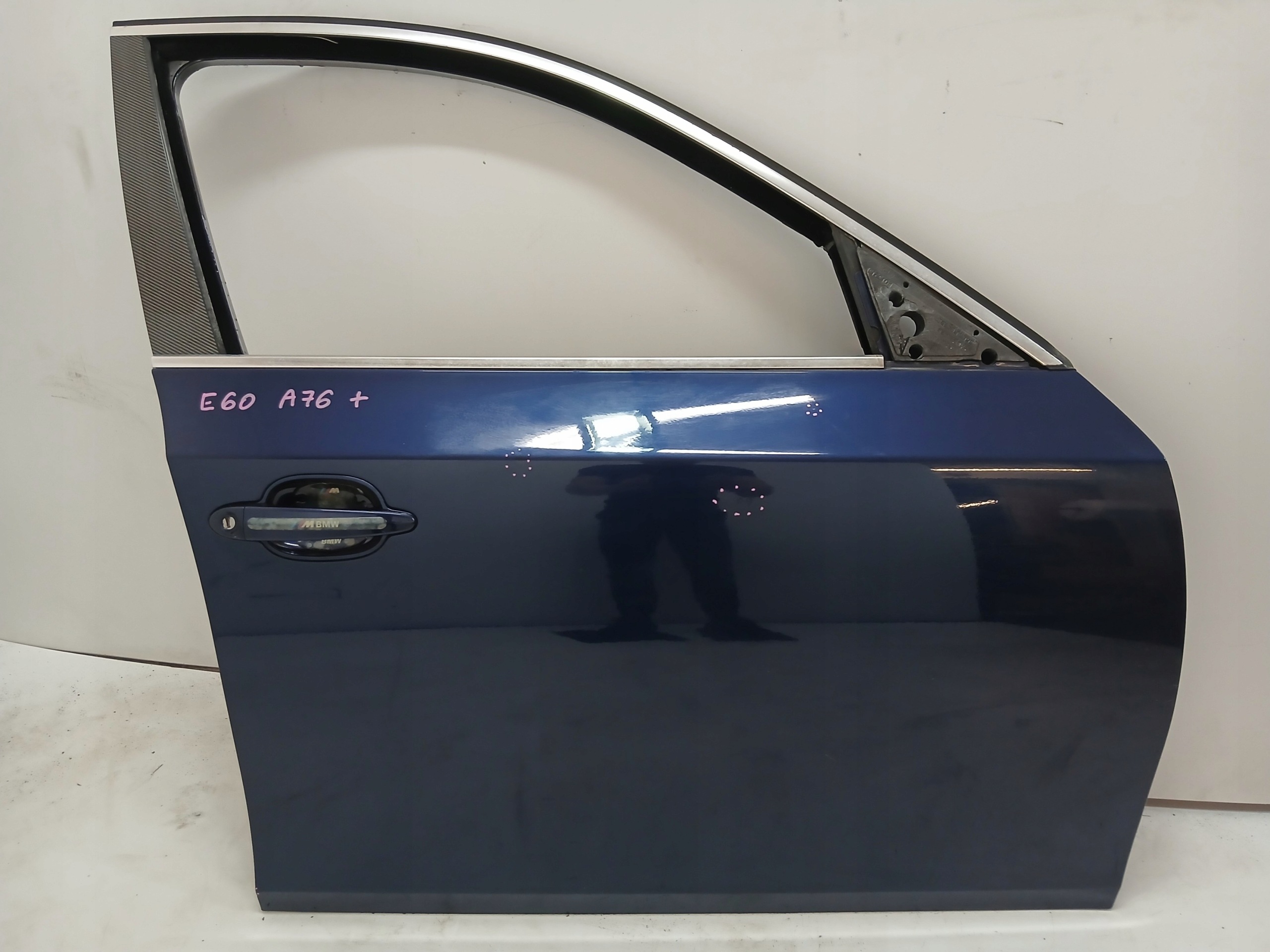 door right front BMW E60 A76/5 TIEFSEEBLAU