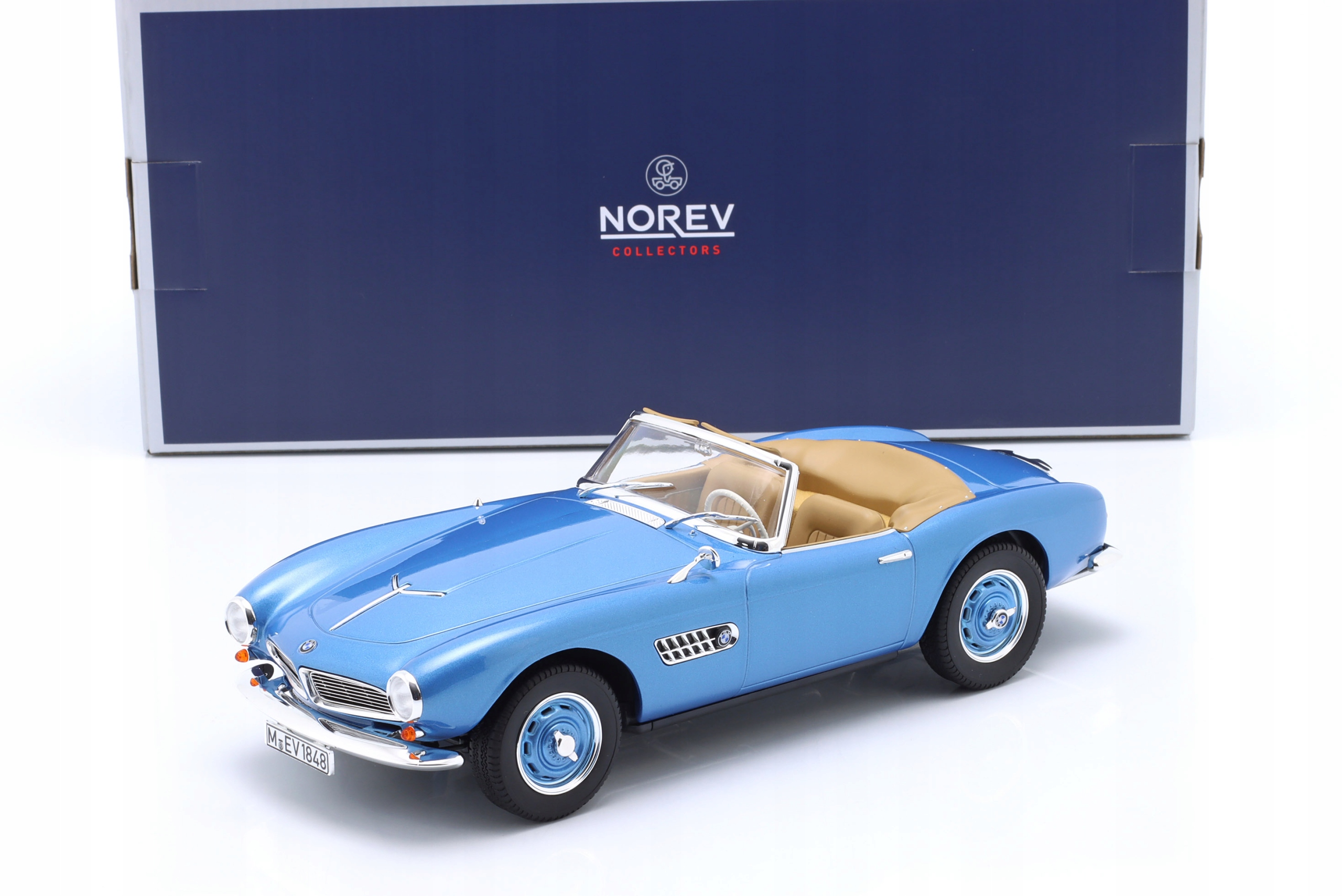 Norev Bmw 507 1956 Blue metallic 1:18