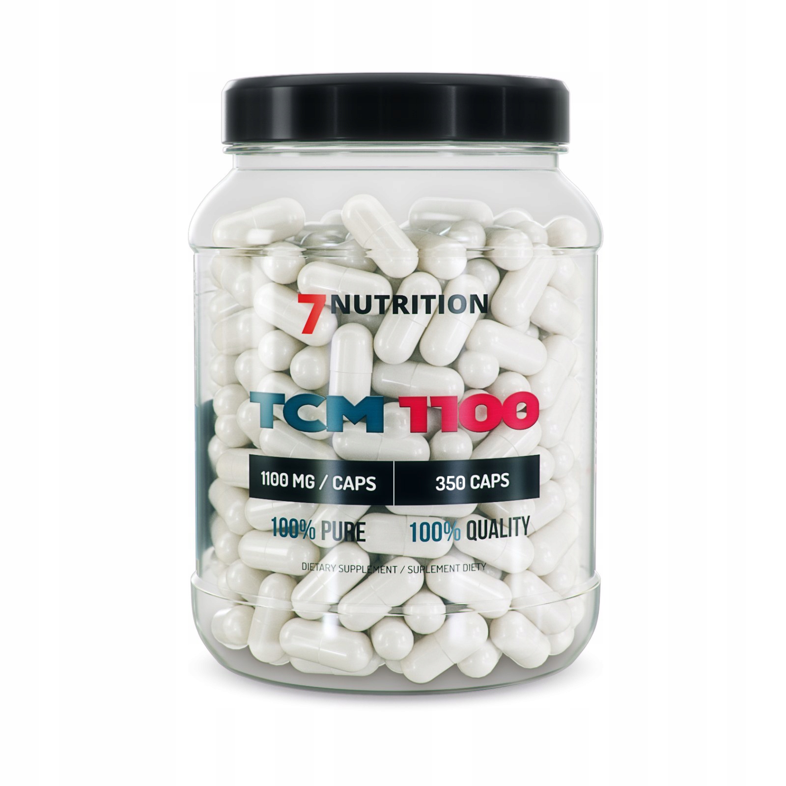 7NUTRITION Tcm Creatine 1100 Mg 350 Kapslí Jablečnanu