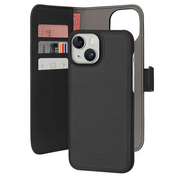 Puro Wallet Detachable iPhone 15 Plus /14 Plus 6.7" 2w1 czarny