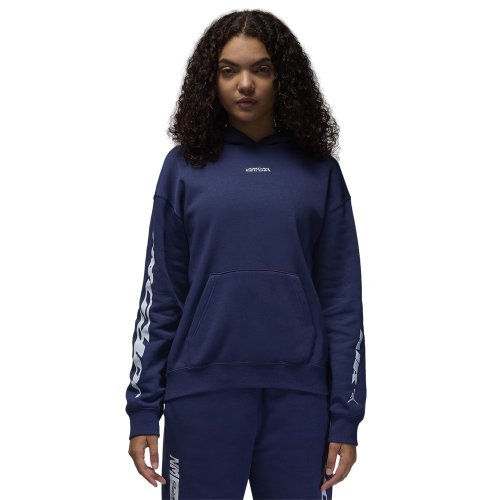 Flísová Mikina Air Jordan Brooklyn "Půlnoční námořnická modrá" Xs