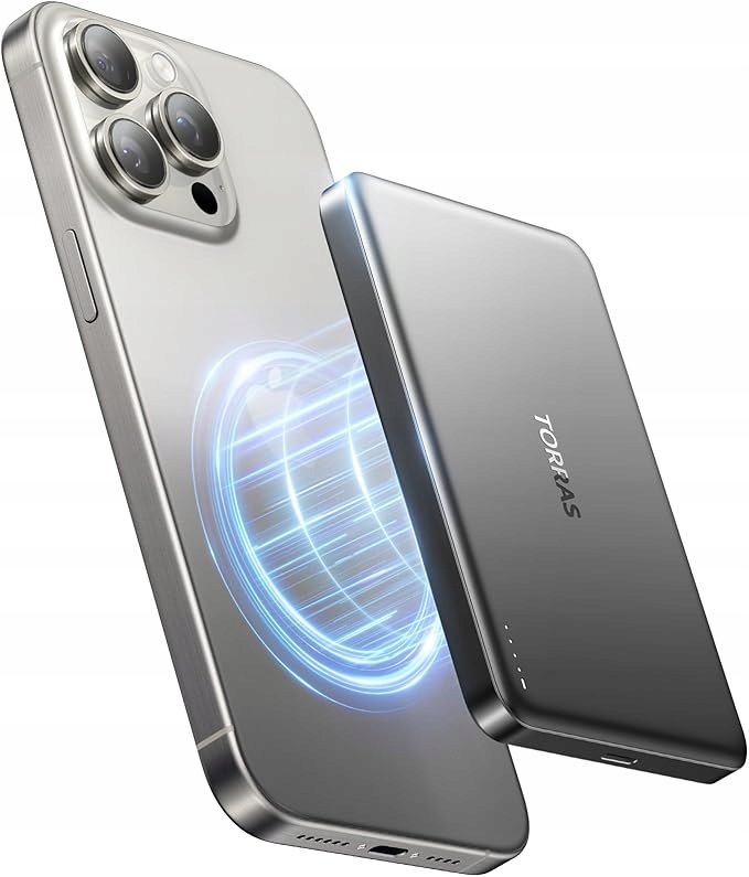 TORRAS MiniMag Powerbank Bezprzewodowy 10000mAh USB-C iPhone 16/15/14/13/12 — miniatura 8