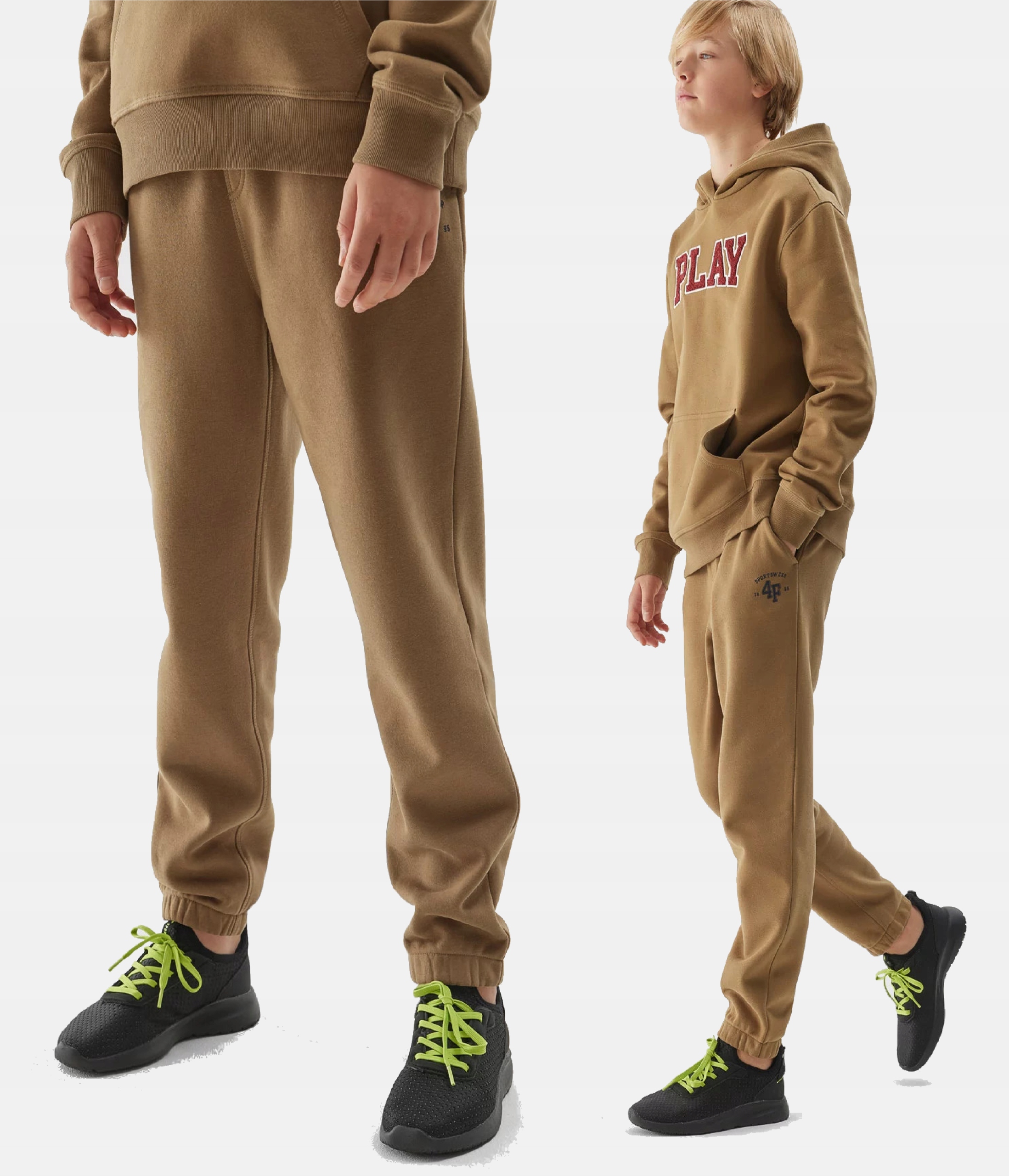 4F SPODNIE DRESOWE SPORTOWE DRESY CHŁOPIĘCE JOGGERY