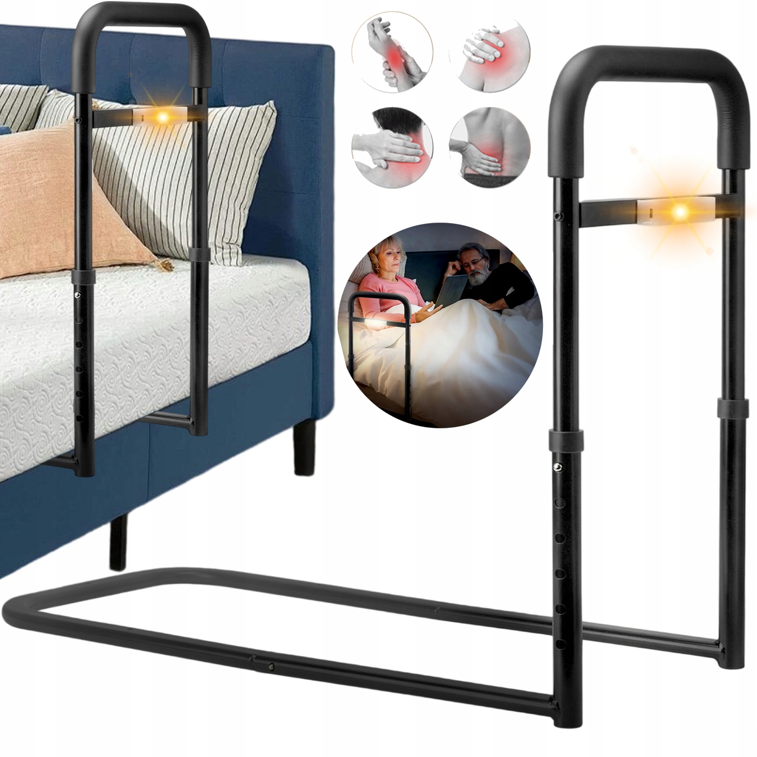 Uchwyt Poręcz Rączka Barierka Do Wstawania Z Łóżka Do Osoby Niepełnosprawne