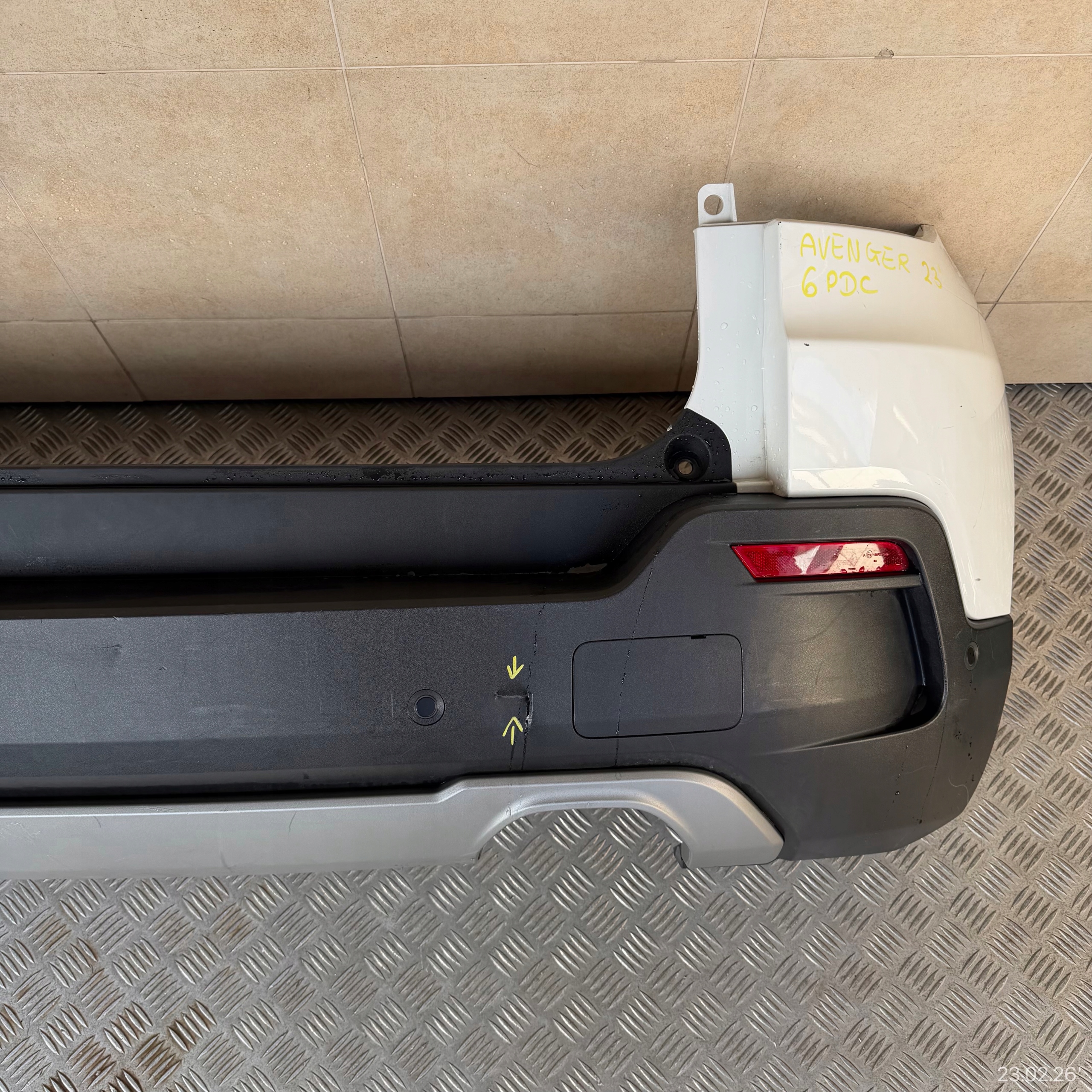 bumper rear complete JEEP AVENGER 2023 ROK 6 PDC