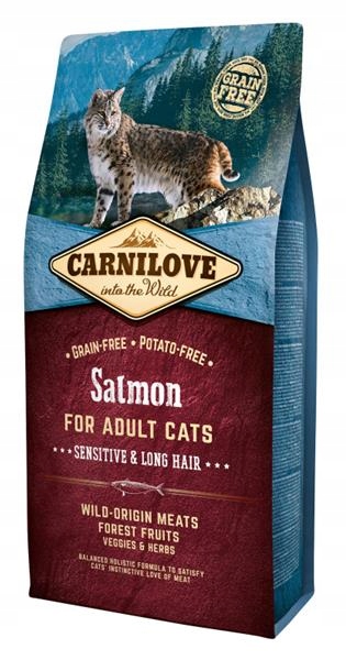 Levně Carnilove Cat Salmon for Adult Sensitiv & LH6kg
