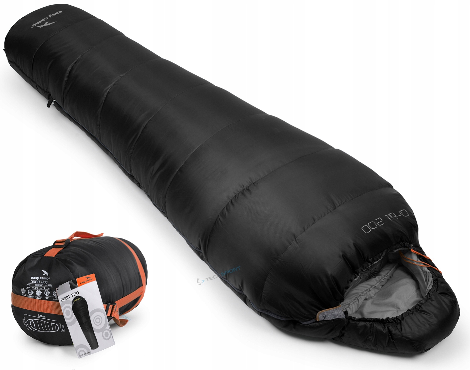 Lekki Ciepły Śpiwór Easy Camp Orbit 200 do -17st