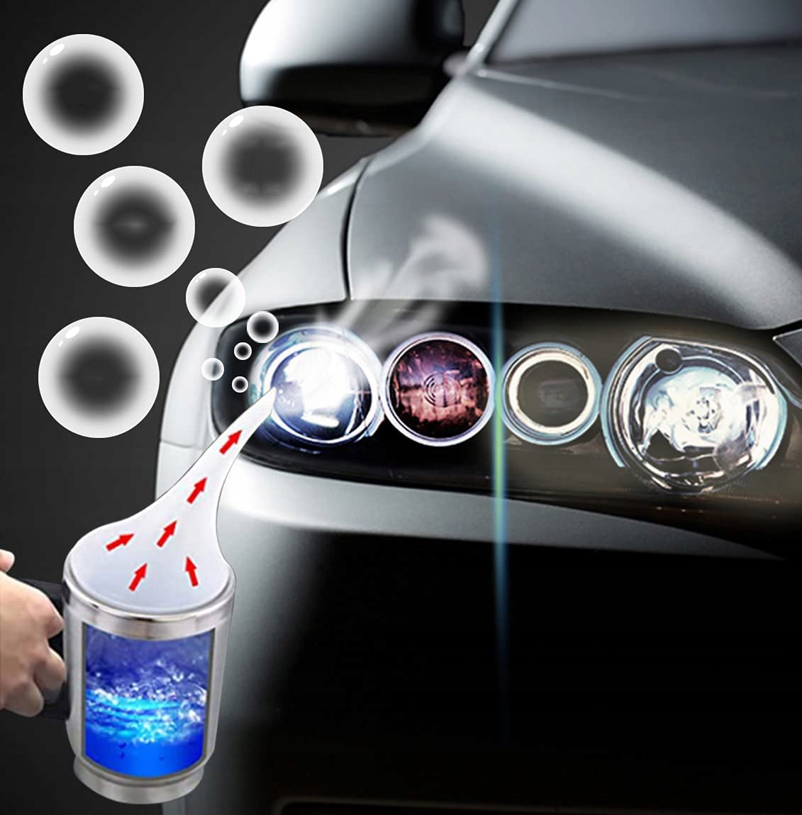 100ML ZESTAW DO REGENERACJI LAMP Z CZAJNIK DO AUTO Rodzaj polerowanie lamp