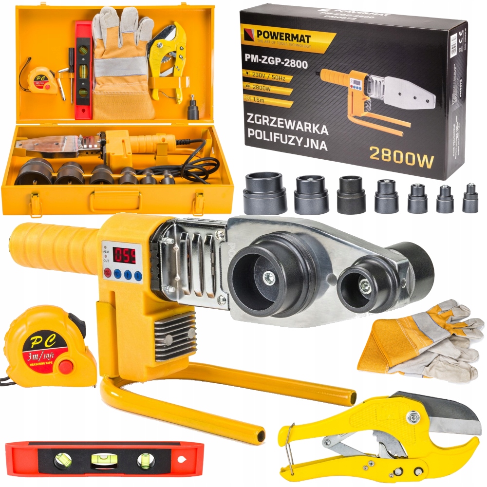 

Zgrzewarka Do Zgrzewania Rur Pp Pcv 16-63MM 2800W