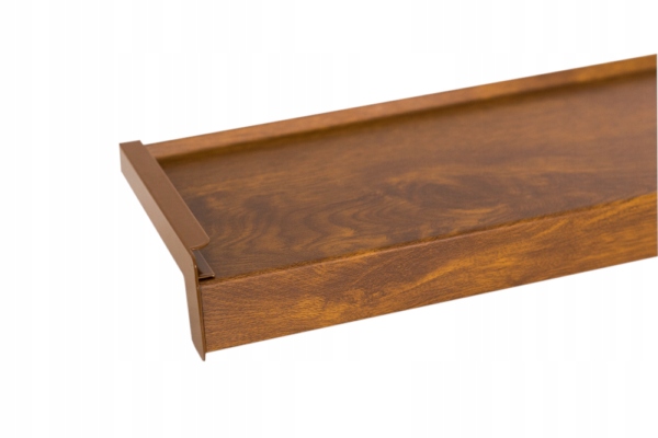 Vnější Ocelový Parapet Podobný Dřevu Zlatý Dub Standard 190x20 cm