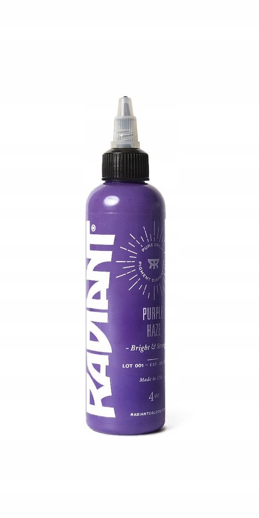 Radiant Ink Purple Haze 30 ml Barva pro výuku tetování Inkoust
