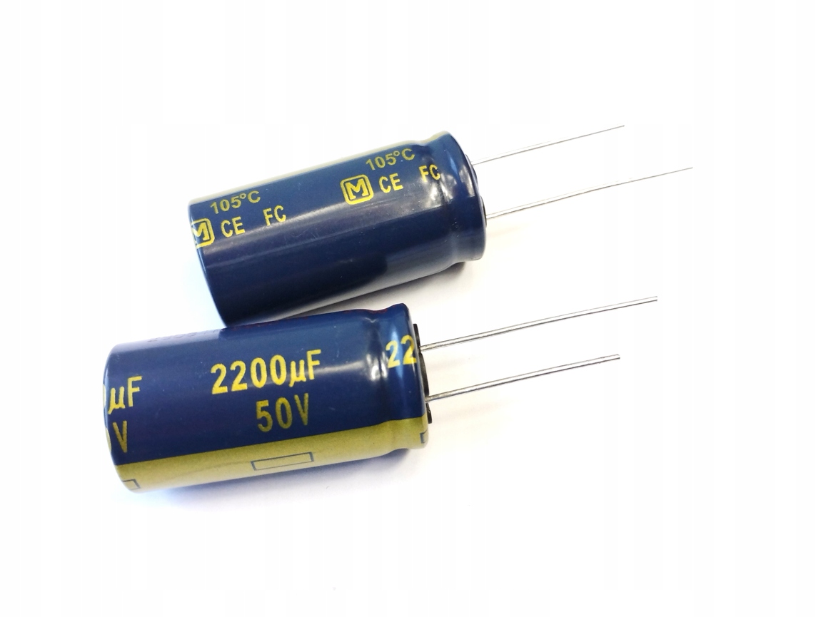 [1szt] Kondensator Panasonic Fc 2200uF 50V Ø18x35.5mm niska impedancja 23mR