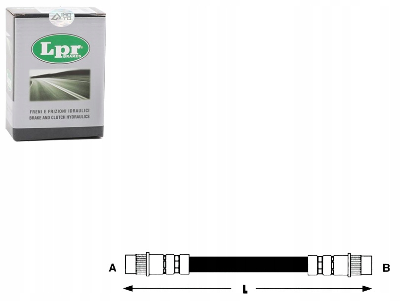 тормозной шланг T R5 9 11 19 25 TWINGO BZ ABS лп