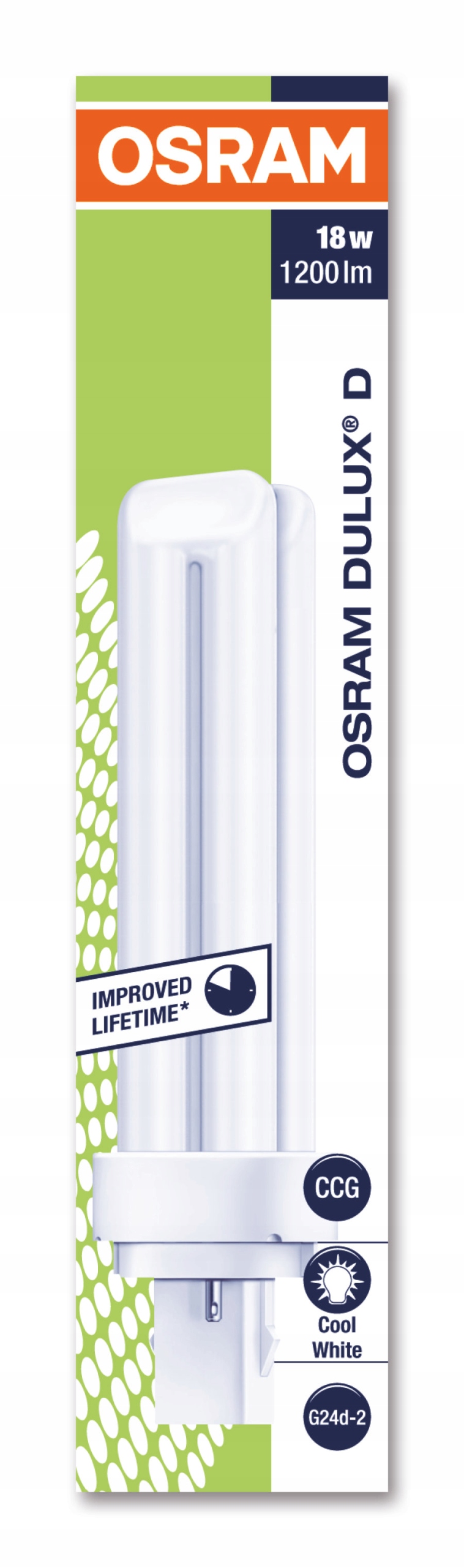 

Osram świetlówka Dulux D 18W barwa 4000K G24d-2