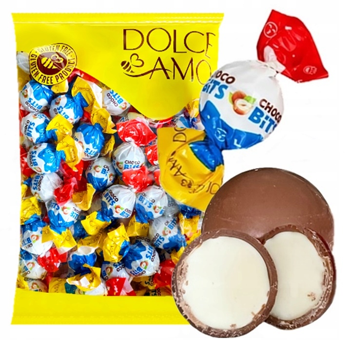Levně Bonbóny Pralinky Choco Bits Pszczółka 1000 g