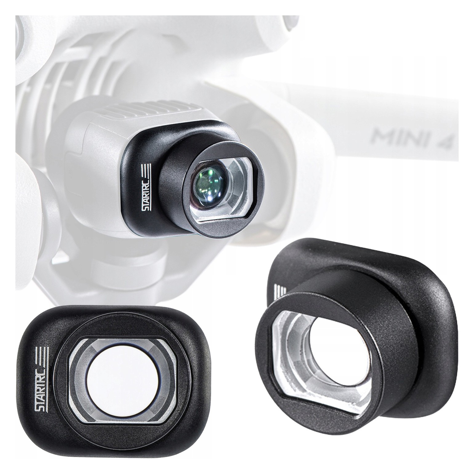 Obiektyw szerokokątny Wide Angle do drona Dji Mini 4 Pro filtr Startrc Hd