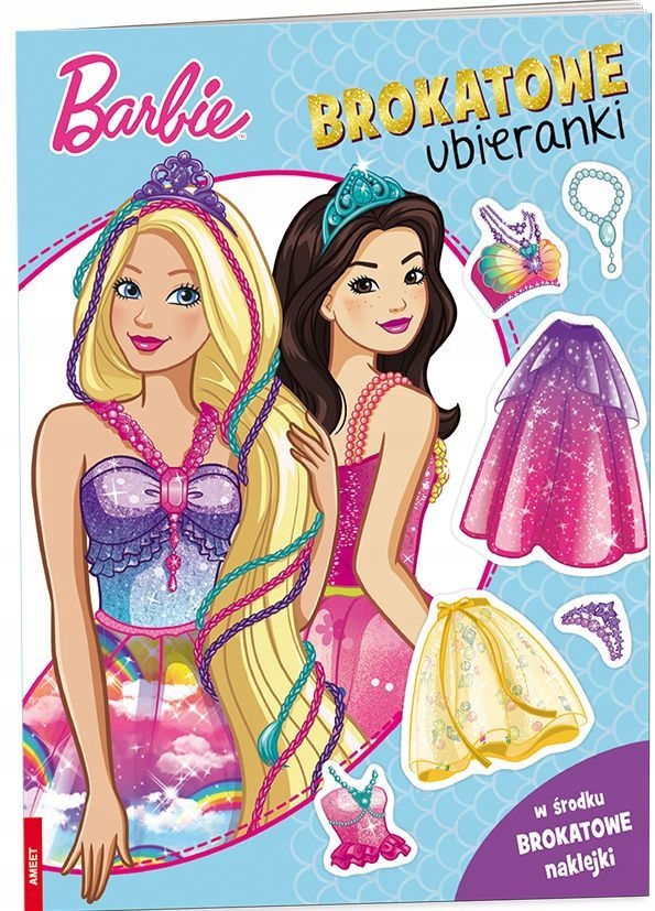 Brokatowe Ubieranki Barbie Dreamtopia Ameet