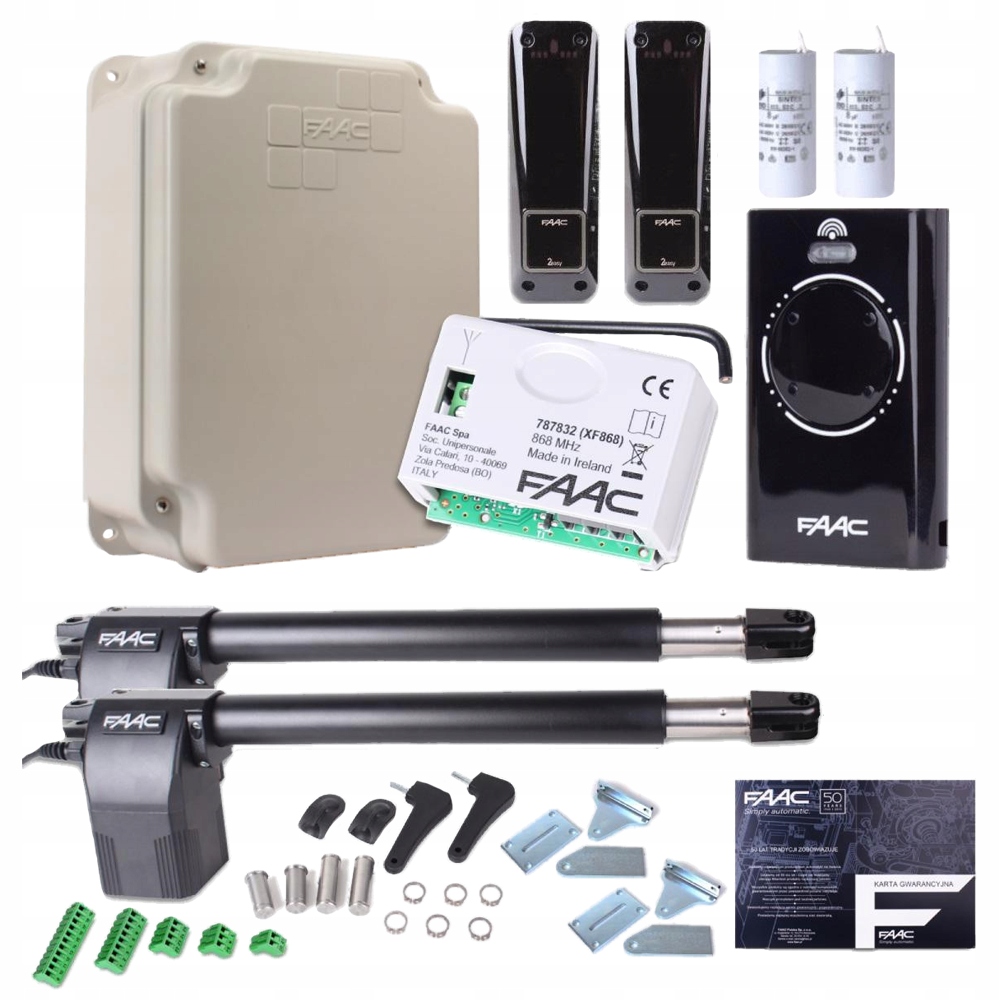 FAAC 414 NAJNOWSZY bramy skrzydłowej 868MHz 11211 Rodzaj napędu do bram skrzydłowych