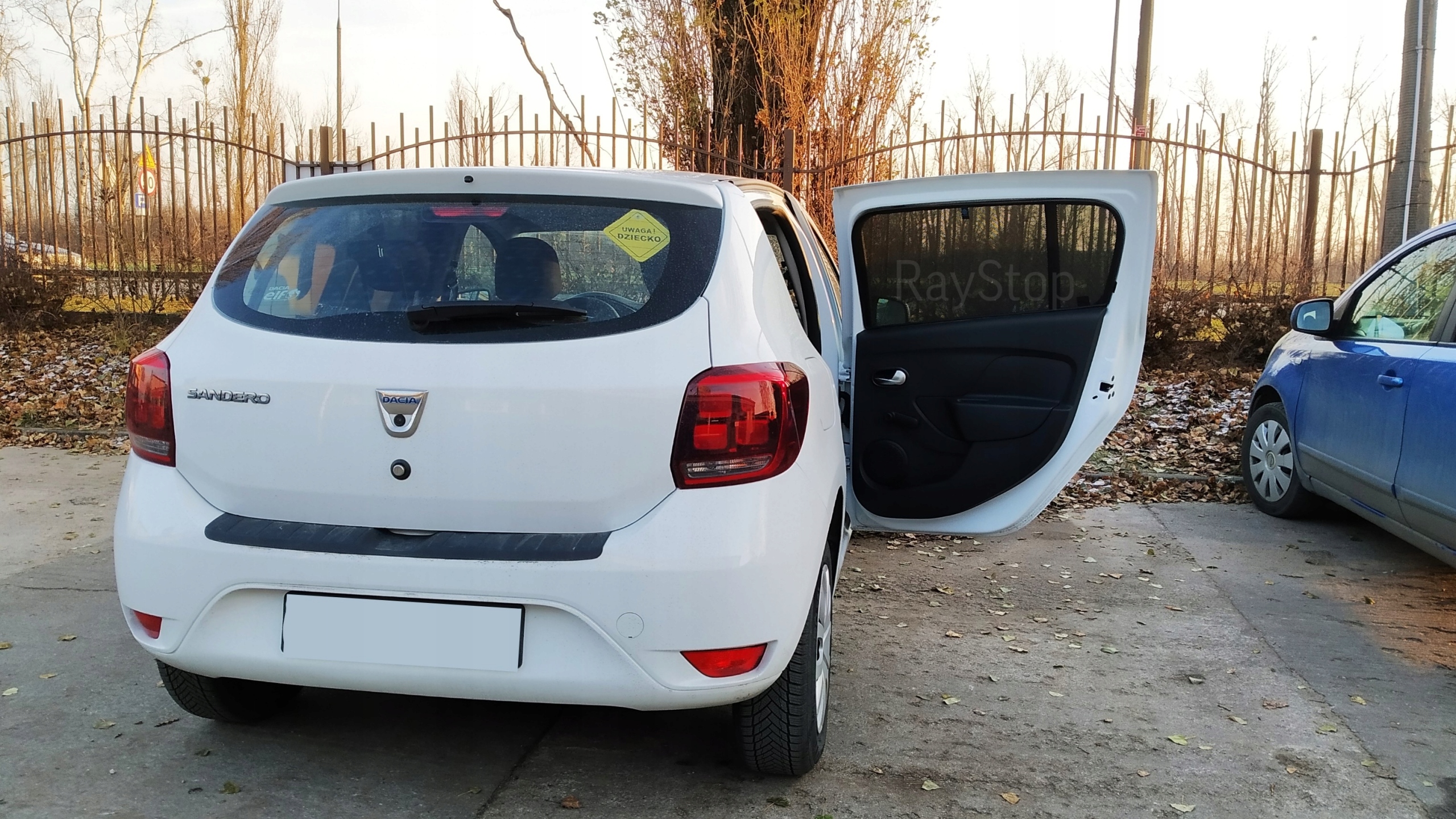 CURTAINS ON MAGNETS DACIA SANDERO II 2 FROM 2012-