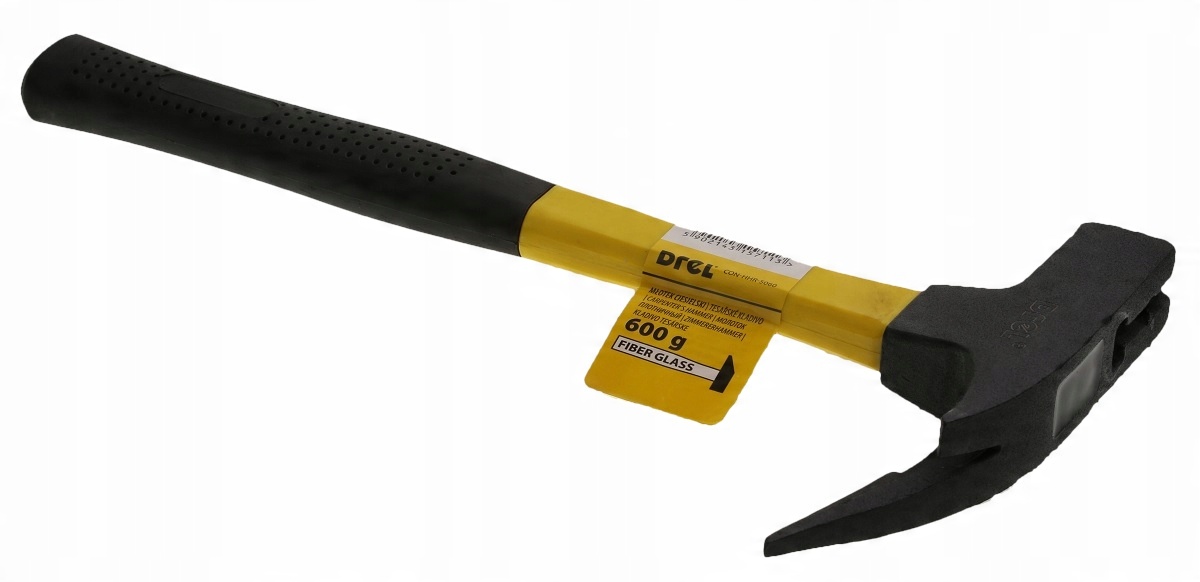 

Młotek Ciesielski Dekarski Stalowy 600G Fiberglass
