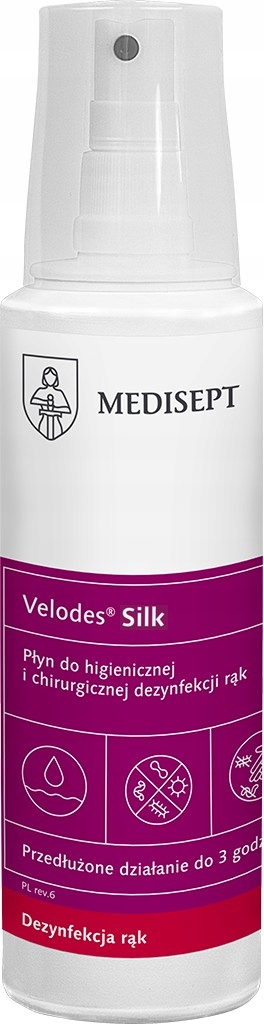 

Płyn do dezynfekcji rąk Velodes Silk 250ml