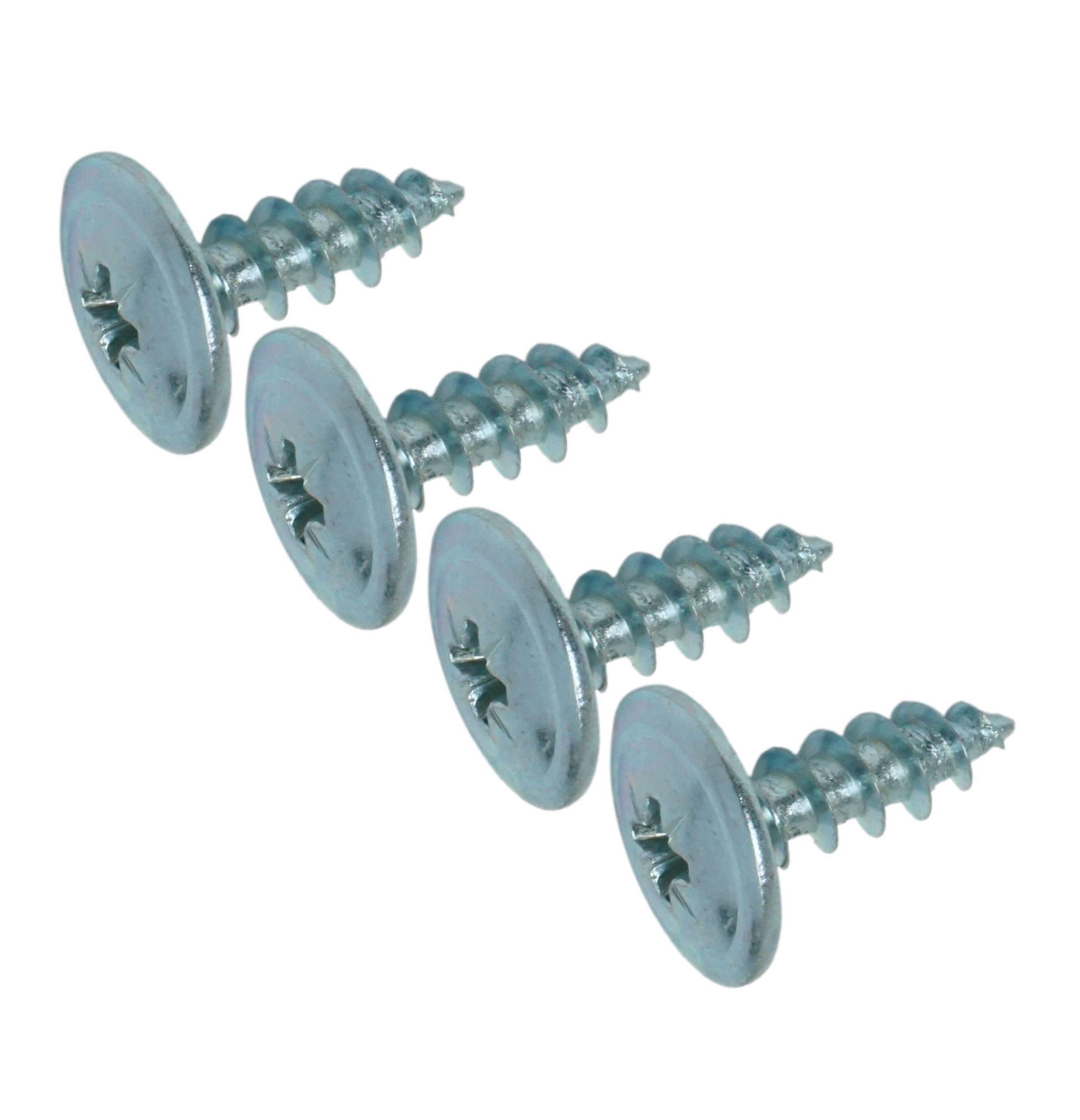 Šrouby 6,0 x 16 mm kalené pro unixové dřevo, pozink, bílá barva